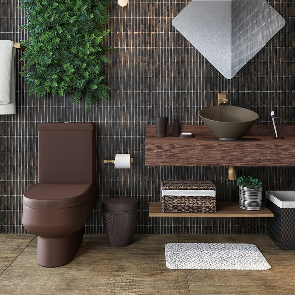 Banheiro escuro: 18 inspirações para o seu projeto