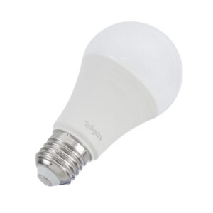 Lâmpadas de LED Branco Elgin em fundo branco.