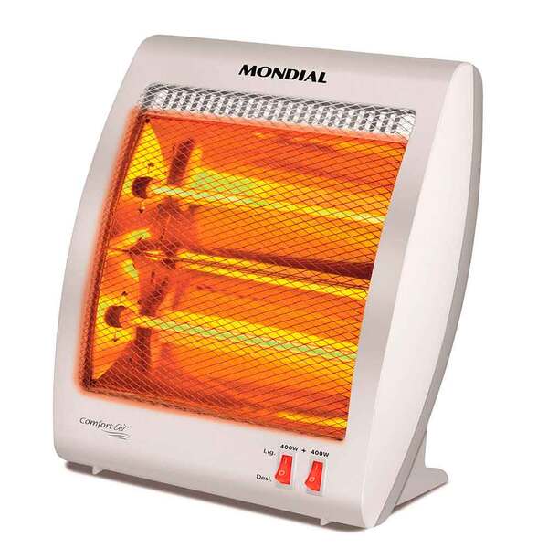 Qual aquecedor gasta menos energia: Aquecedor Halógeno Comfort Air Mondial