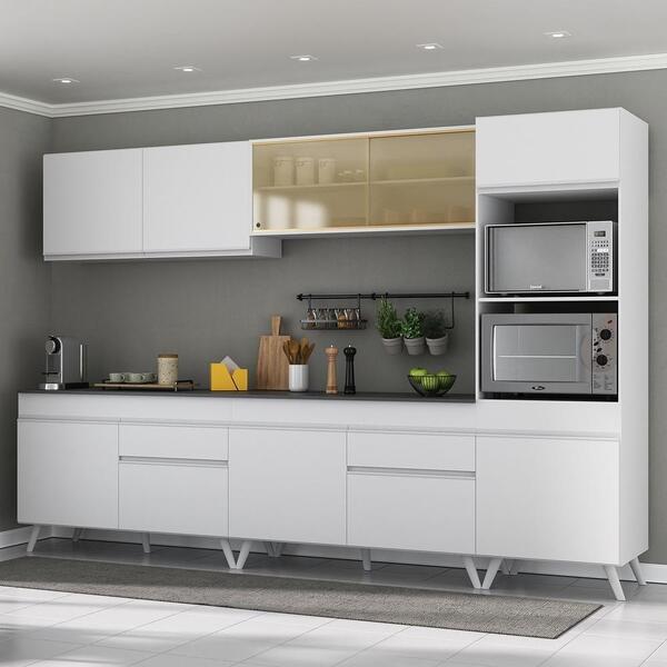 Cozinha clean: Armário de Cozinha Completa Veneza