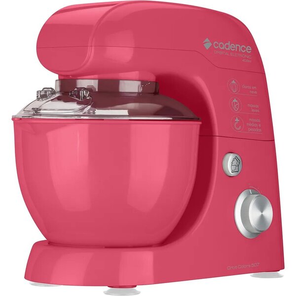 tons de rosa: Batedeira Planetária Cadence Colors Rosa