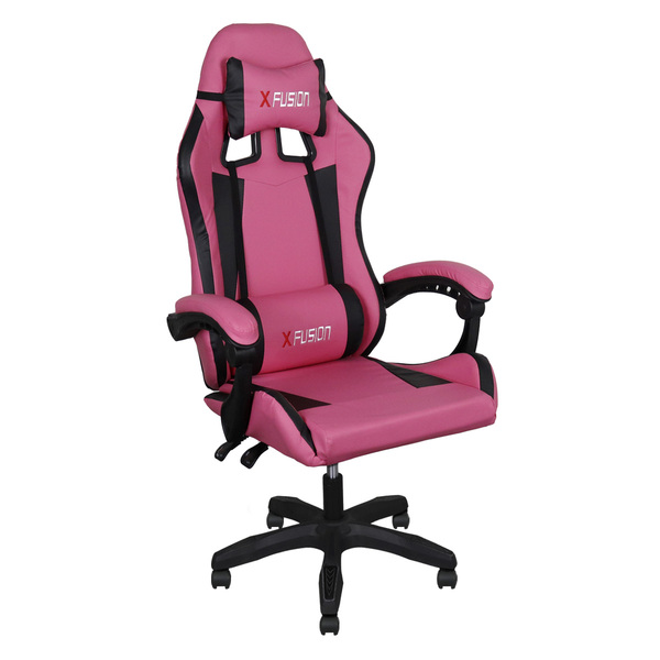 tons de rosa: Cadeira Gamer X Fusion Rosa Escuro e Preto