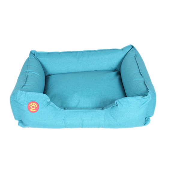 Casa confortável para Pet: Cama Para Cachorro Azul Petróleo Anti Friagem E Umidade