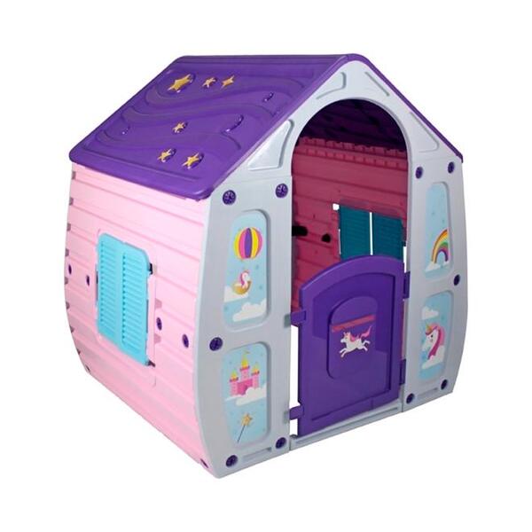 dia das crianças: casinha de brinquedo unicórnio