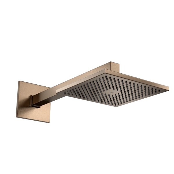 Chuveiros grandes: Chuveiro Grande Quadrado Corten Matte