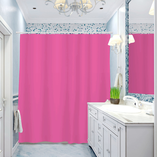 tons de rosa: Cortina para Box Rosa Pink Plast-Léo