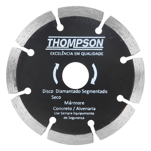 Disco diamantado segmentado seco 7” Thompson