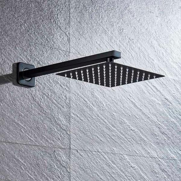 Chuveiros quadrados: Chuveiro Quadrado Inox Black