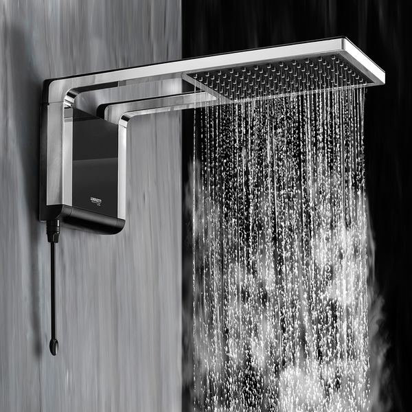 Chuveiros de luxo: Ducha Lorenzetti Acqua Storm Ultra Preto E Cromado