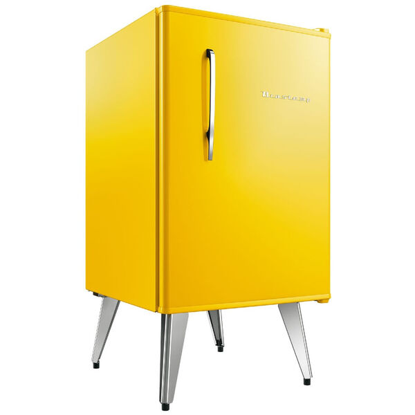 Frigobar retrô amarelo brastemp
