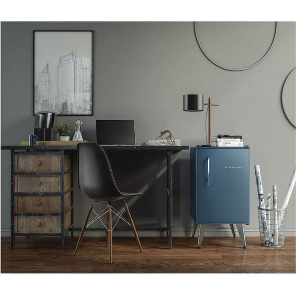 Frigobar Retrô Midnight Blue 76 litros Brastemp