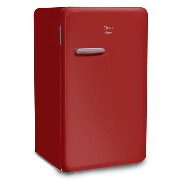 frigobar midea: 95 litros vermelho 127v