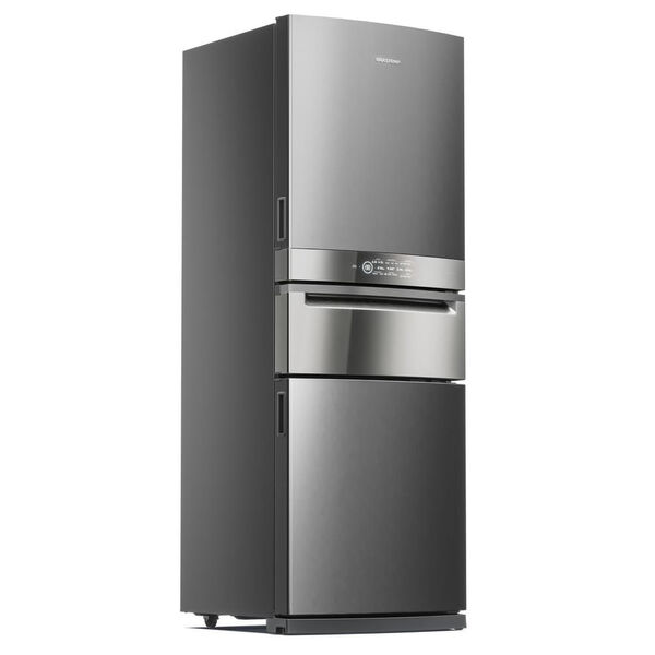 Geladeira 2 portas Brastemp: Geladeira Brastemp Frost Free Inox Duplex 419 Litros