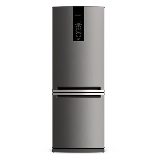 Geladeira 2 portas Brastemp: Geladeira Brastemp Frost Free Inverse 460 Litros Cor Inox Com Freeze Control Advanced 
