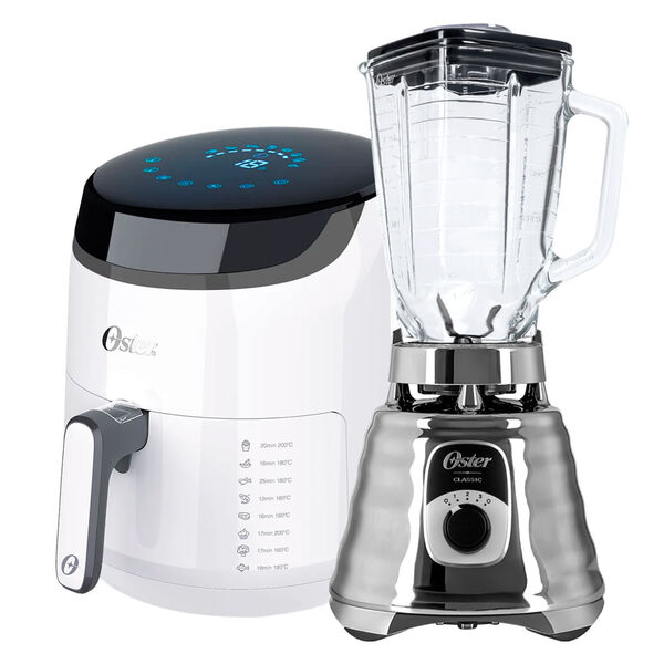 Air fryer Oster: Kit Fritadeira Digital Fryer e Liquidificador New Osterizer