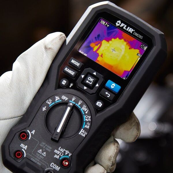 Ferramentas para eletricista: Multímetro Digital Com Imagens Térmicas Flir Dm285