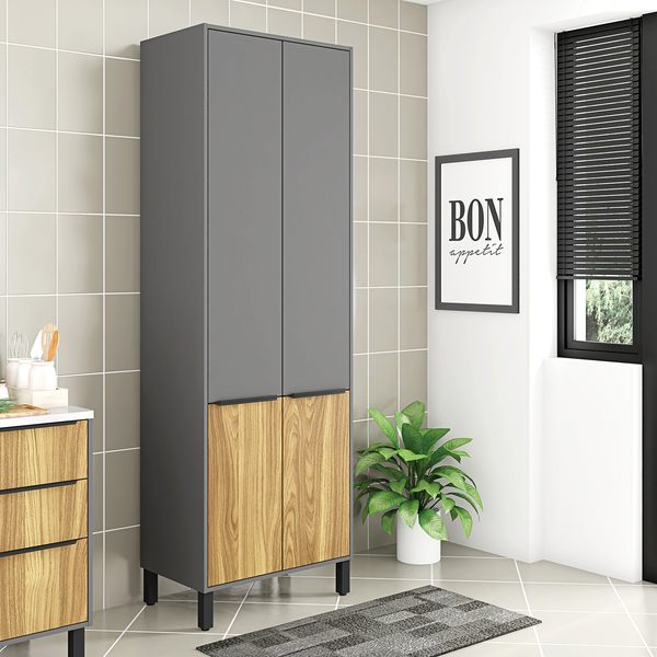 Ideias para armário de cozinha planejado: Paneleiro 4 Portas de Abrir