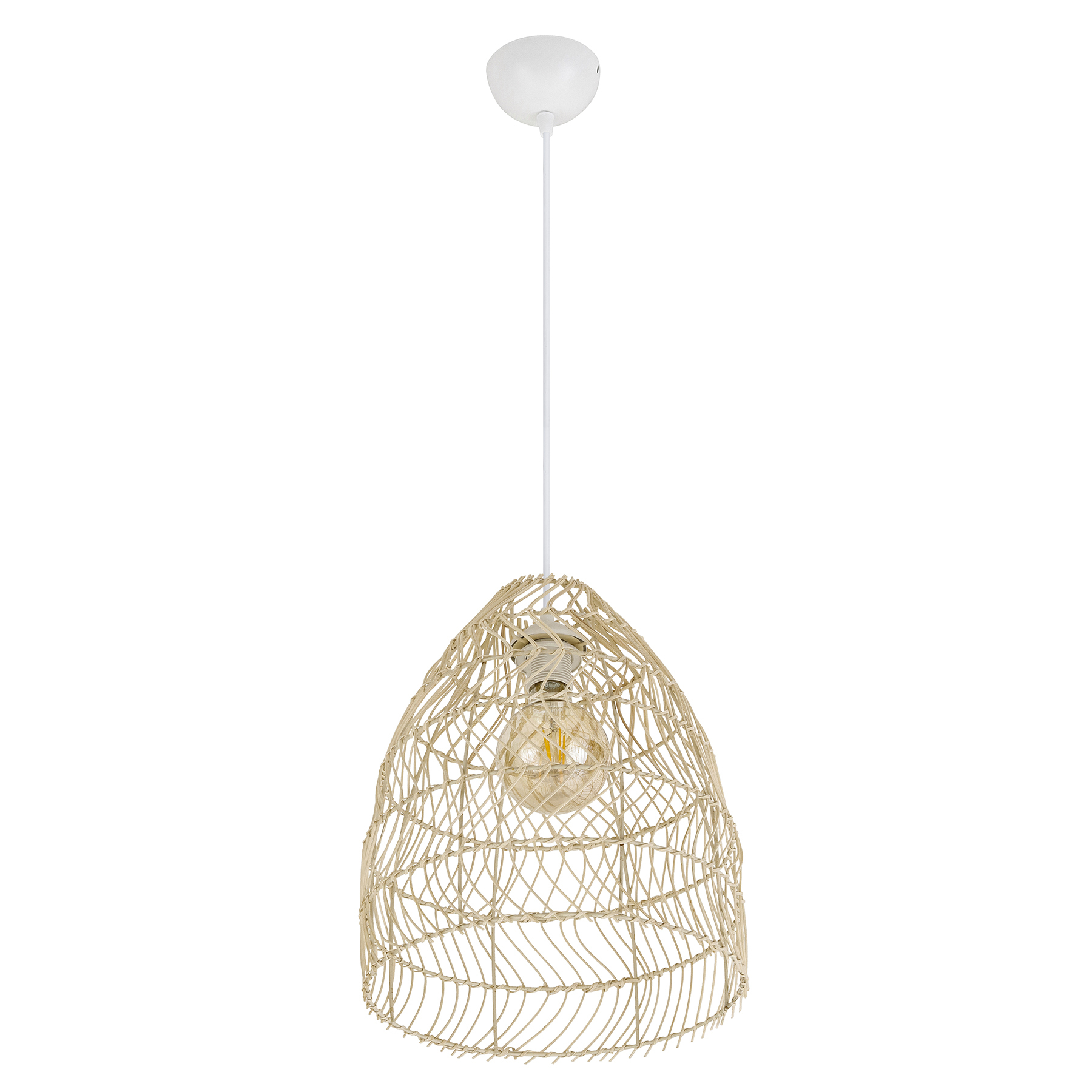 iluminação decorativa: Pendente Oval com 1 Lâmpada