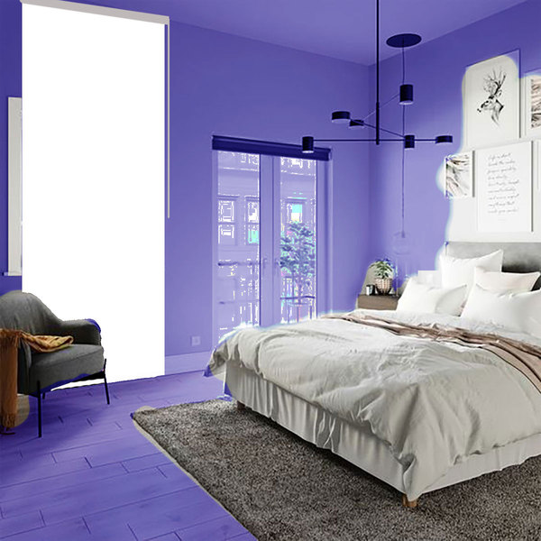como instalar persiana: quarto com Persiana Rolo Blackout Branca Rollflex