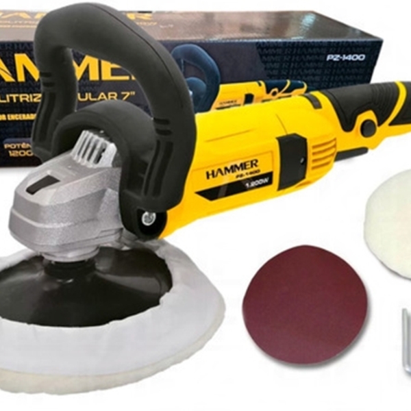 Politrizes: Politriz Lixadeira Angular 1200w Hammer 127v