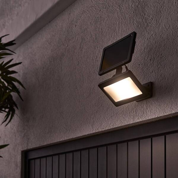 refletor com placa solar: refletor solar led luz neutra