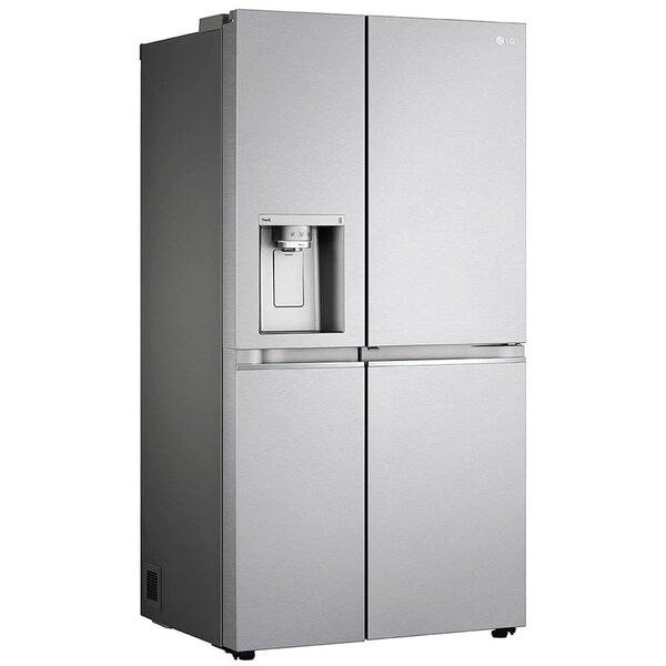 Geladeira que economiza água: Refrigerador Smart LG 611 L Side By Side Aço Escovado