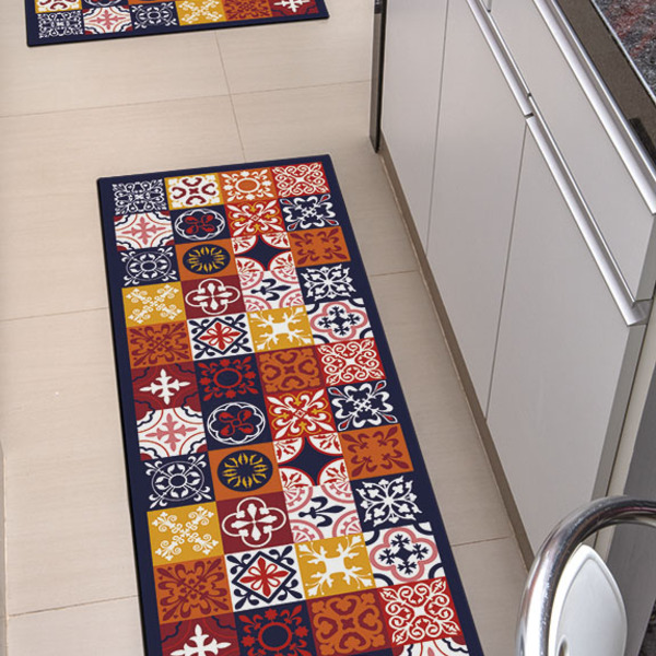 Tapete de cozinha: Tapete De Cozinha D45 X 65 cm mosaico