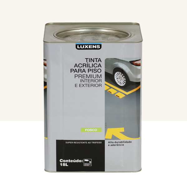 Tintas que preservam o meio ambiente: lata de Tinta Acrílica para Piso Luxens