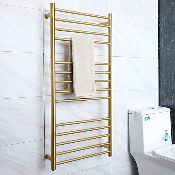 Toalheiro Aquecedor Elétrico Dourado
