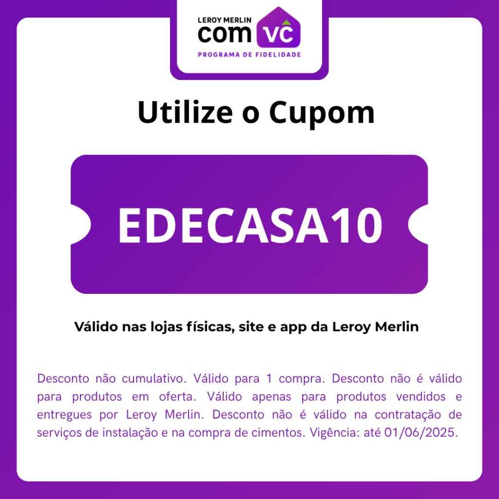 Cupom exclusivo