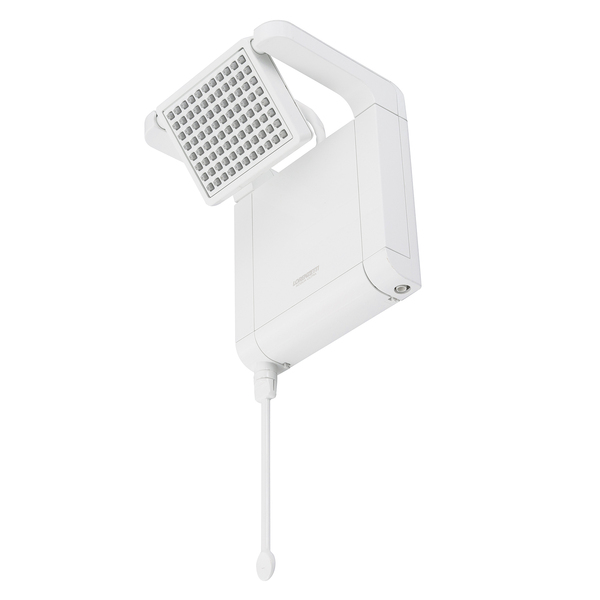 Chuveiro Elétrico Eletrônico Acqua Star Lorenzetti branco em fundo branco.