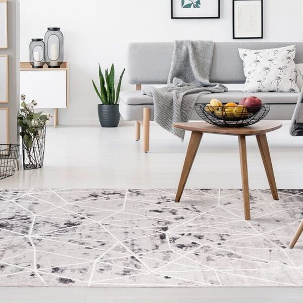 Sala de estar com decoração minimalista